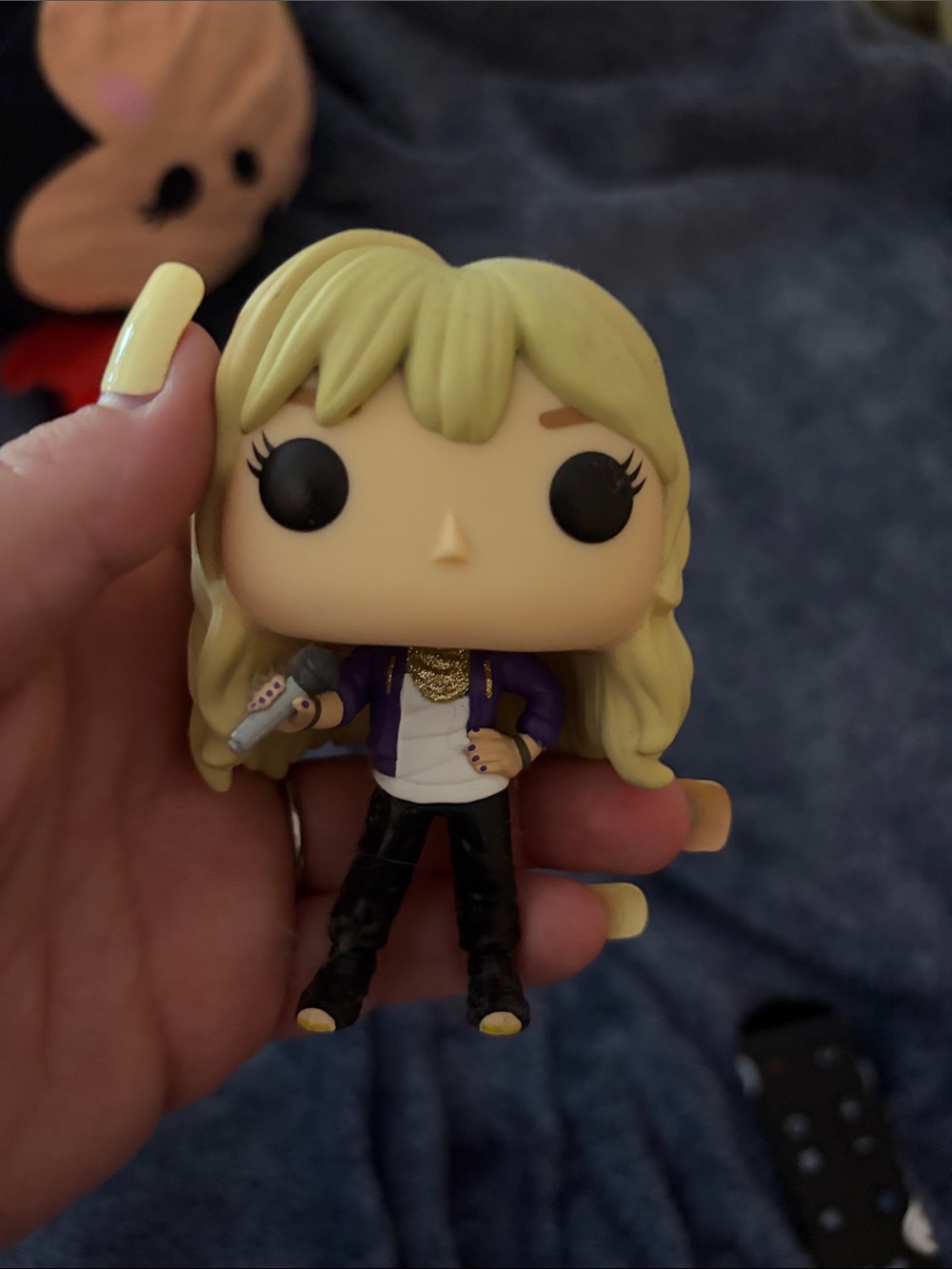 Funko Pop! Hannah Montana Blonde Hair Purple Jacket Black Pants